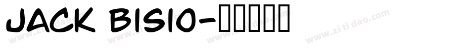 Jack Bisio字体转换